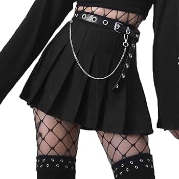 Amazon.com: XIWUKOD Women's High Waisted Pleated A Line Mini